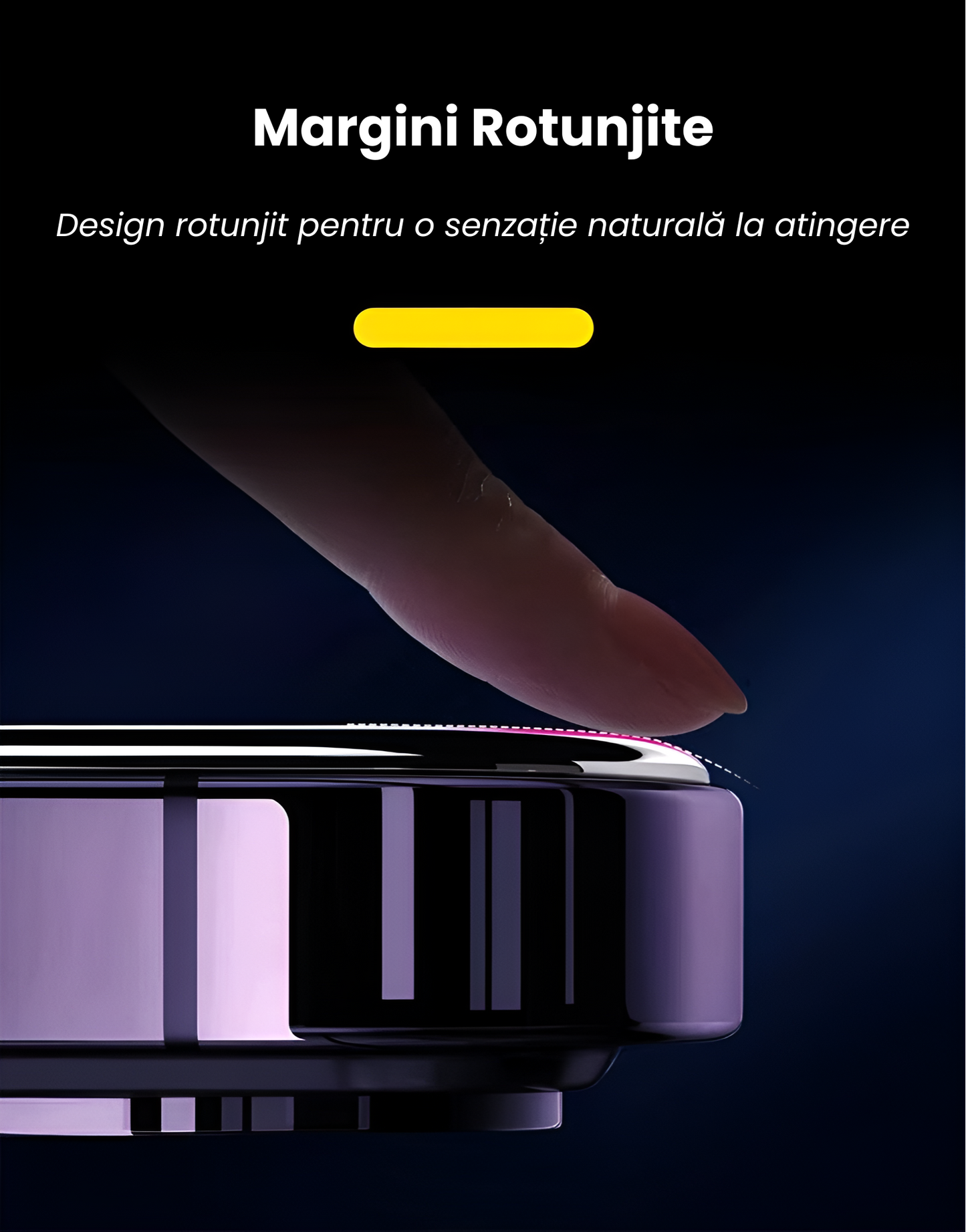 Set 2 x Folie Privacy Glass sau Transparenta Fara Margini Negre Pentru Iphone/Samsung, Sticla Securizata, Ez Fit instalare usoara cu EASYAPP pentru indepartarea prafului, SLSpeed, Anti-zgarieturi, Anti-amprenta, Anti-explozie, Anti-soc
