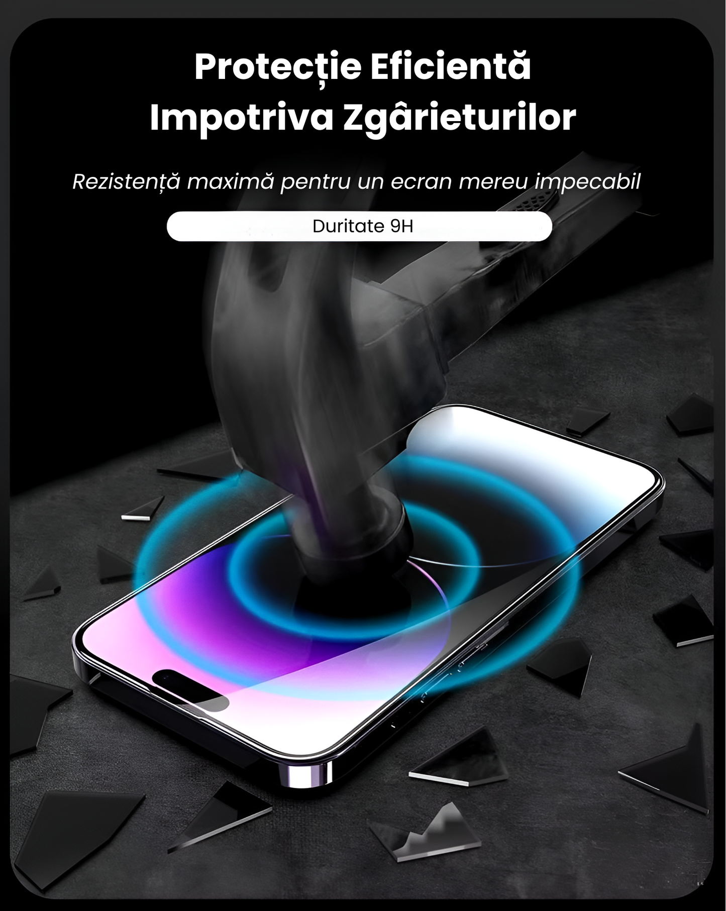Set 2 x Folie Privacy Glass sau Transparenta Fara Margini Negre Pentru Iphone/Samsung, Sticla Securizata, Ez Fit instalare usoara cu EASYAPP pentru indepartarea prafului, SLSpeed, Anti-zgarieturi, Anti-amprenta, Anti-explozie, Anti-soc